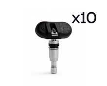 Lot de dix capteurs de pression de pneu iCarsoft TPMS S2000 avec valves métalliques