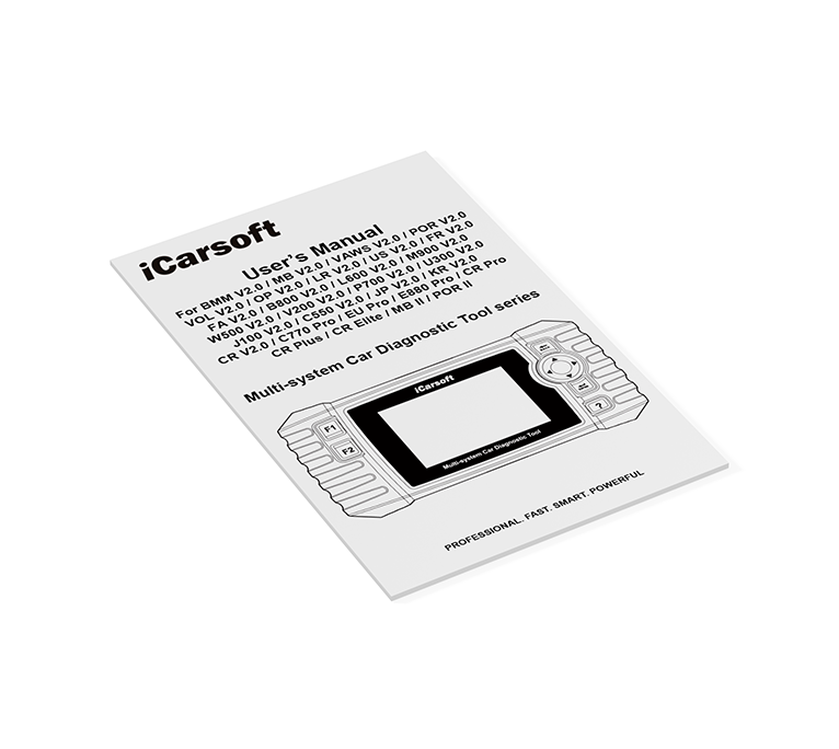 Manuel d utilisation en français pour la valise de diagnostic iCarsoft CR Elite