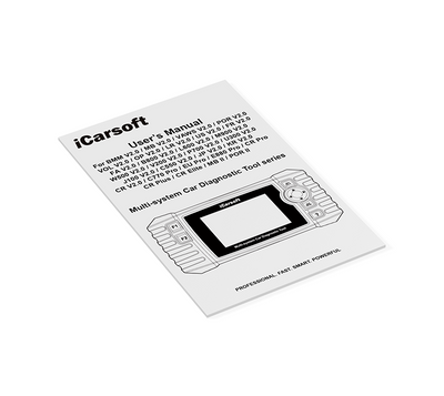Manuel d utilisation en français pour la valise de diagnostic iCarsoft CR Elite