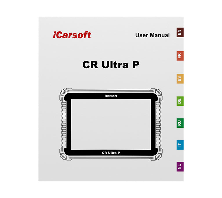 Manuel d utilisation en plusieurs langues pour la valise de diagnostic auto iCarsoft CR Ultra P