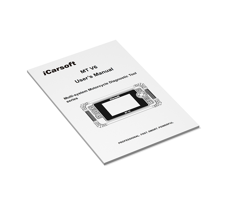 Manuel d utilisation papier pour la valise de diagnostic moto iCarsoft MT V6