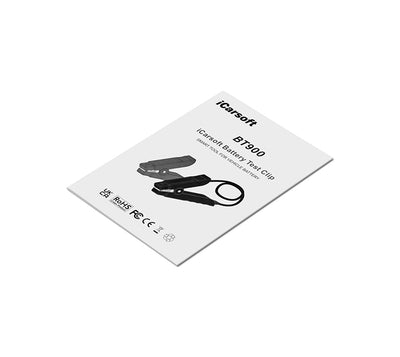 Manuel d utilisation papier de l outil de test batterie iCarsoft BT900