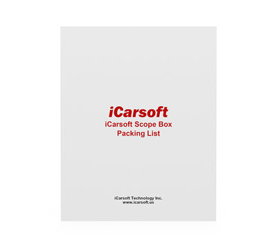 Liste de colisage officielle pour le module oscilloscope iCarsoft