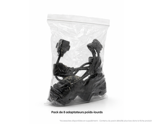 Sachet scellé contenant le pack de 8 adaptateurs de diagnostic pour camions et poids lourds
