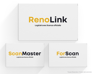 Pack de licences officielles pour logiciels de diagnostic auto RenoLink ScanMaster et ForScan
