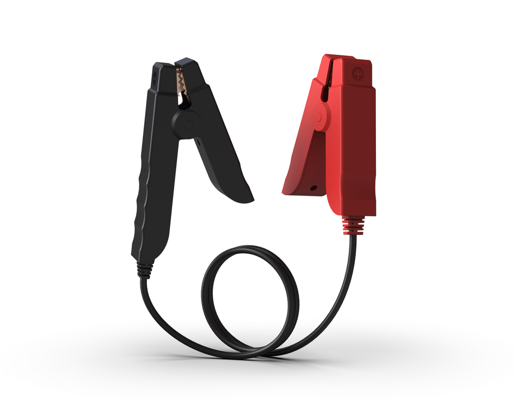 Pinces de batterie noire et rouge avec câble de test pour testeur iCarsoft BT900
