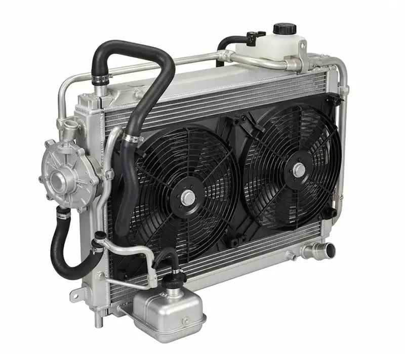 Système de refroidissement de voiture complet avec radiateur aluminium et double ventilateur