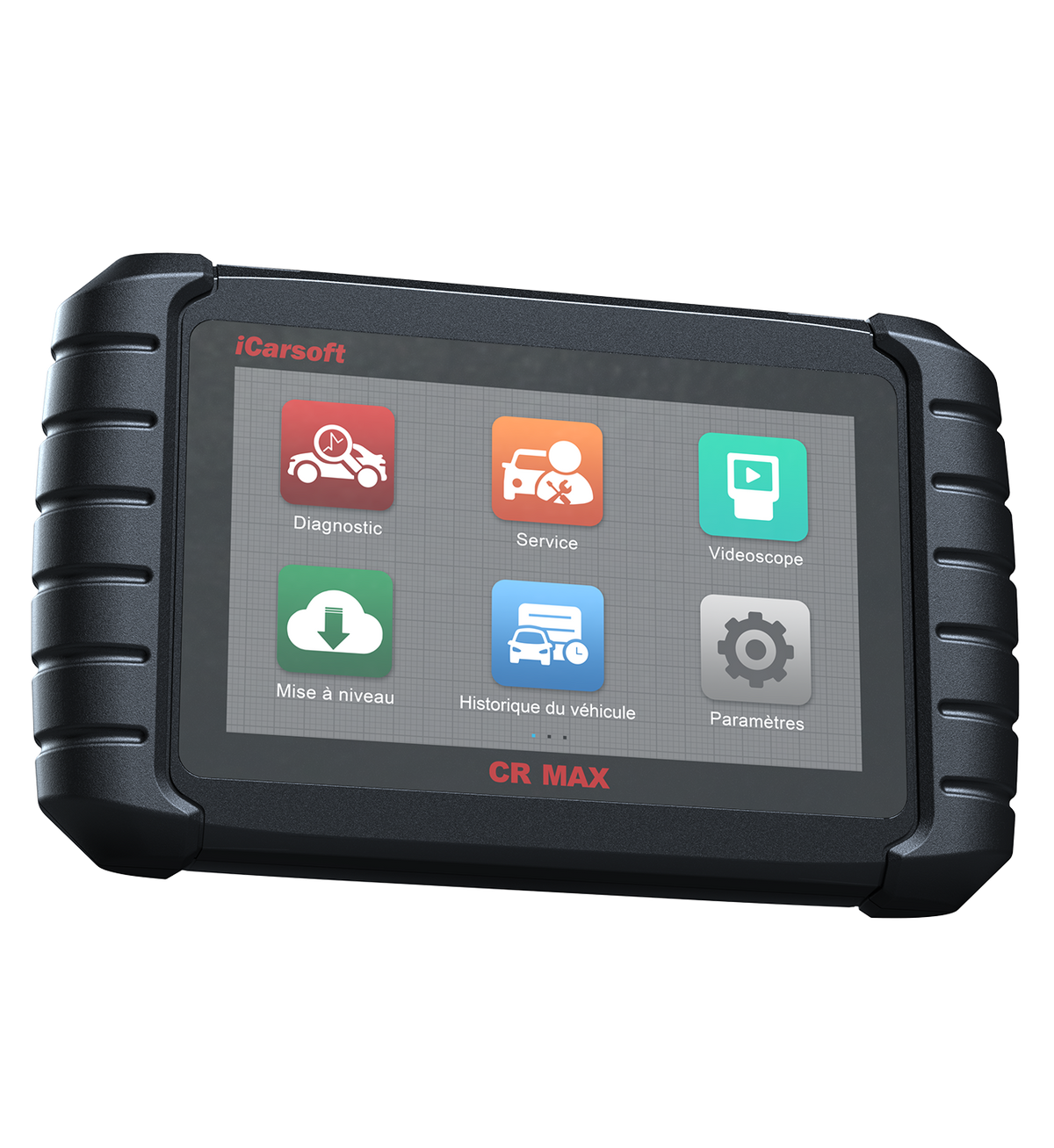 Valise de diagnostic multimarque iCarsoft CR Max avec écran tactile en français