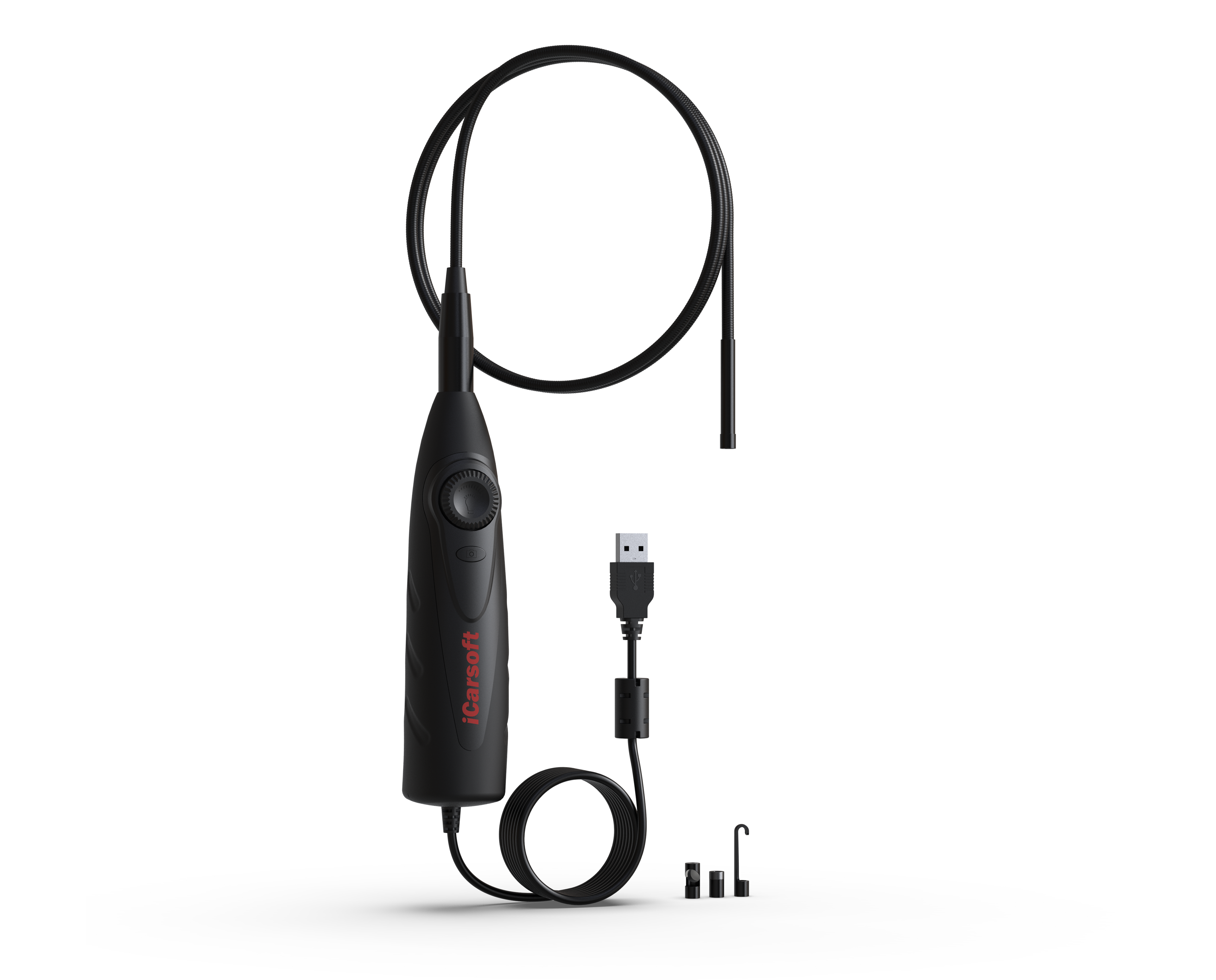 Caméra endoscopique iCarsoft VDSP2000 avec câble flexible et connecteur USB