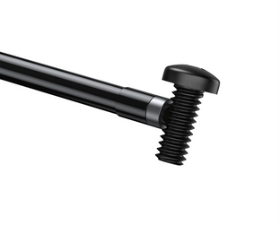 Gros plan sur la vis de guidage de la sonde de diagnostic videoscope iCarsoft VDSP2000